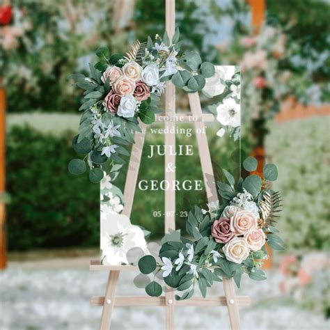 Juego De Adornos Florales Para Arcos De Boda Guirnaldas Florales