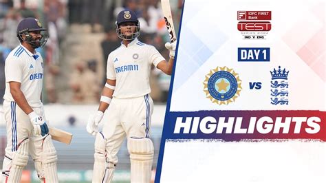 Watch India Vs England - 1st Test - Day 1 Highlights Video Online(HD ...