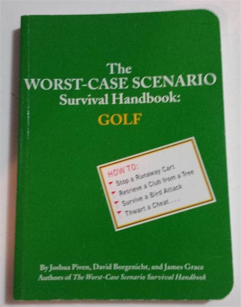 Worst Case Scenario Survival Handbook Golf ~ Rules For Mishaps