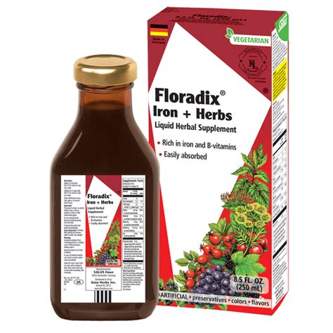 Floradix® Iron + Herbs Liquid Herbal Supplement – FloradixUSA.com