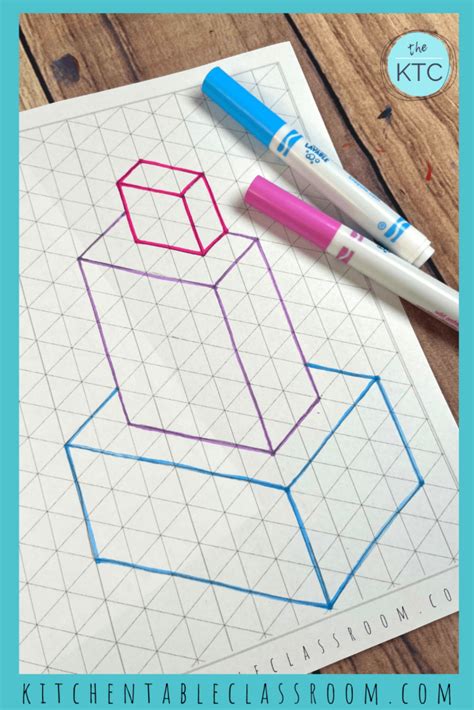 Drawing Practice Drawing Skills Drawing Lessons Isometric Paper