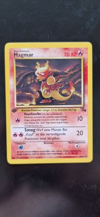 Pokemon Magmar Edition Fossil Set Kaufen Auf Ricardo