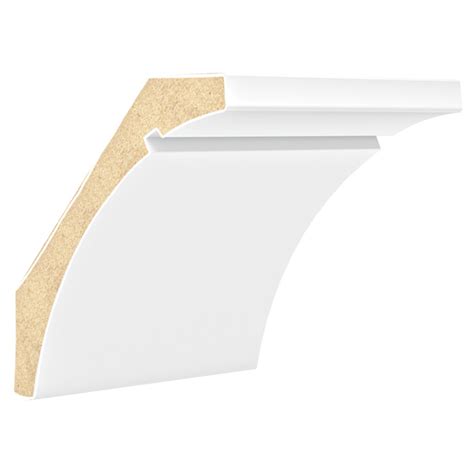 Metrie Primed Mdf Crown Moulding 12 Ft X 5 716 In X 1 316 In Very