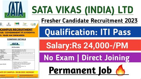 ITI Job Vacancy 2023 ITI Fitter Job Vacancy 2023 Haryana Govt Job