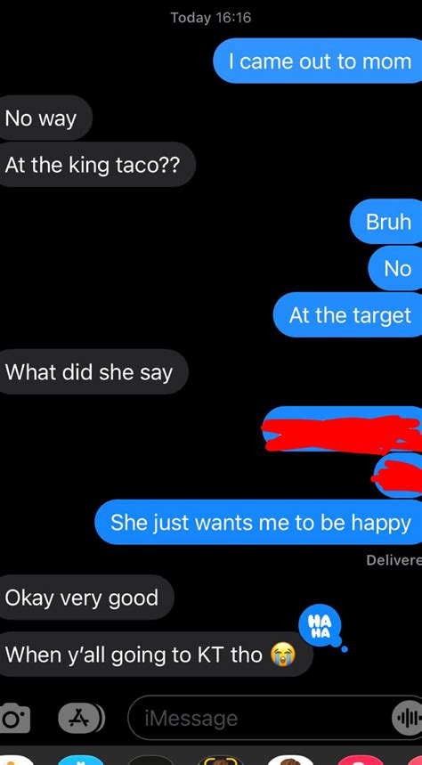 I [22m] Finally Came Out To My Mom Yesterday And Texted My Sister About