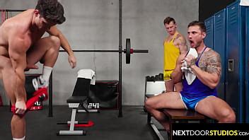 Slutty Hunk Spitroasted In A Hot Shower By Gym Bro S Devin Franco Blain O Connor Aiden