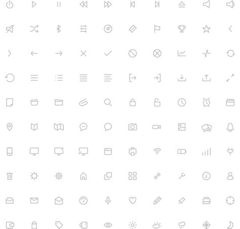 Free Download : Minimalistic Icon Set - iDevie