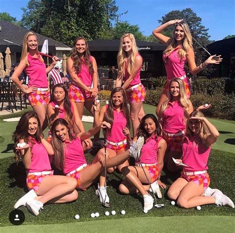 This Womens Golf Team Looks Incredible In Their Matching Loudmouth Surebet Mini Shorts