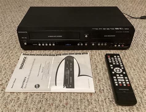 Magnavox Zv Mg Vcr Vhs Recorder Dvd Recorder Combo W Reverb