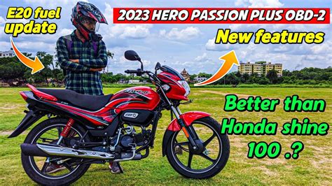 Hero Passion Plus Obd E Fuel Update Ride Review Better Than