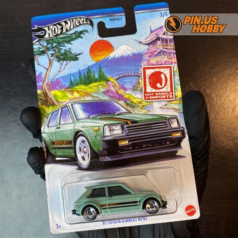 豐田 HOT WHEELS Merah HIJAU UNGU 風火輪 81 TOYOTA STARLET KP61 HW 蝦皮購物
