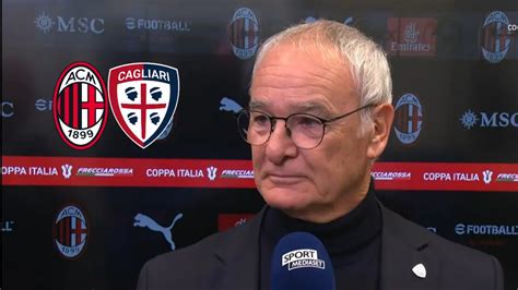 Milan Cagliari Ranieri Risultato Giusto Ci Siamo Sciolti Pioli Sta