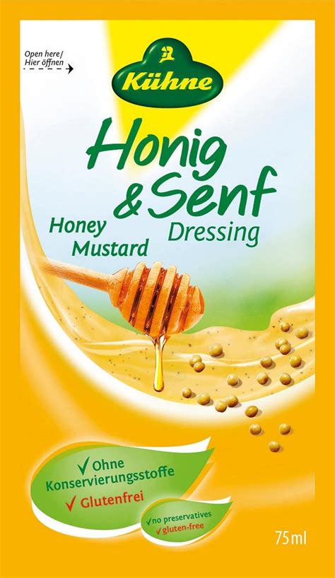 Kühne Honig And Senf Dressing 75 Ml Amazon De Lebensmittel And Getränke