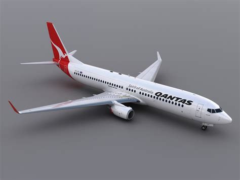 3dsmax aircraft qantas