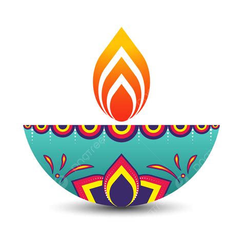 Diwali Diya Vector Hd Png Images Colorful Diwali Diya Png Festivals In