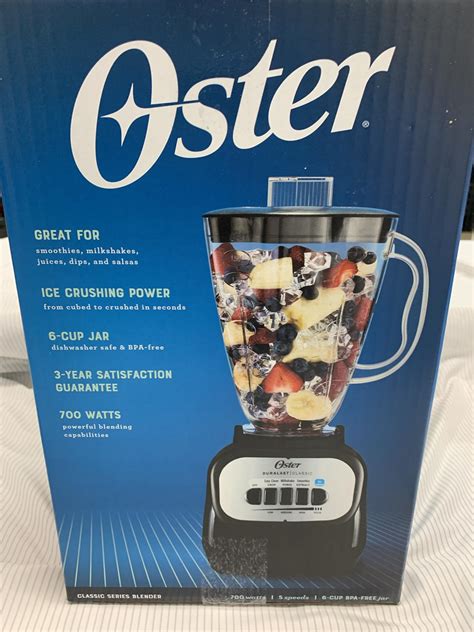 Oster Classic Series 5 Speed Blender Black Blstcp B00 34264492752 Ebay