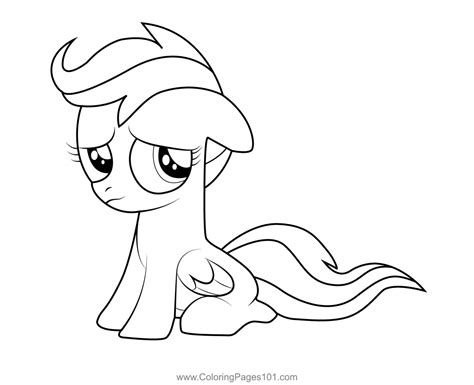 Scootaloo My Little Pony Equestria Girls Coloring Page For Kids Free