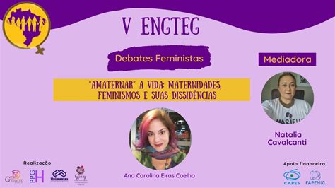 DEBATES FEMINISTAS Amaternar A Vida Maternidades Feminismos E Suas