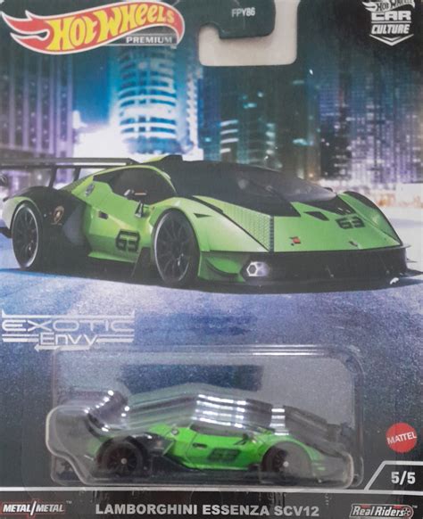 Hot Wheels Car Culture Exotic Envy Lamborghini Essenza SCV12 Universo Hot Wheels