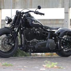 Thunderbike Bone Art H D Cross Bones FLSTSB Softail Umbau Harley