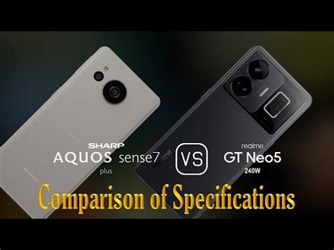 Sharp Aquos Sense Plus Vs Realme Gt Neo W A Comparison Of