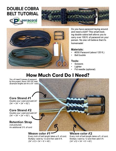 How To Make A Paracord Belt Artofit