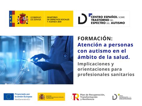 Formaci N Atenci N A Personas Con Autismo En El Mbito De La Salud