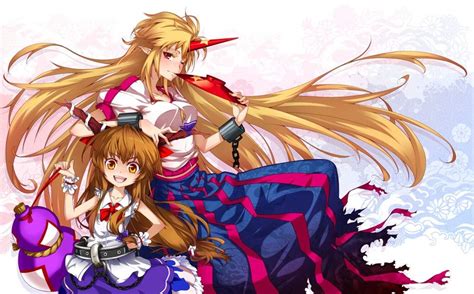 Yuugi Hoshiguma And Suika Ibuki Touhou Fan Art 41246266 Fanpop