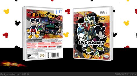 Epic Mickey Wii Box Art Cover By Aggressivetouch