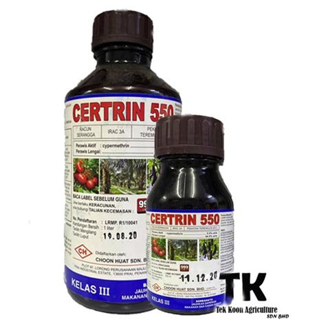 CH CERTRIN 550 Cypermethrin Racun Serangga 1L 250 ML Shopee