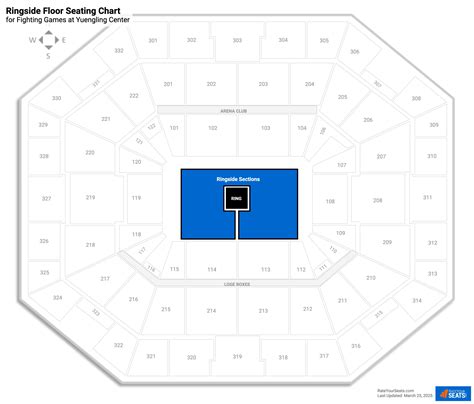 Comprehensive Seating Chart and Section Guide for Yuengling Center 3