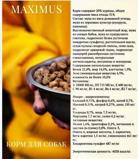 Полноценный,натуральный корм для собак Максимус супер премиум Фасовка ...