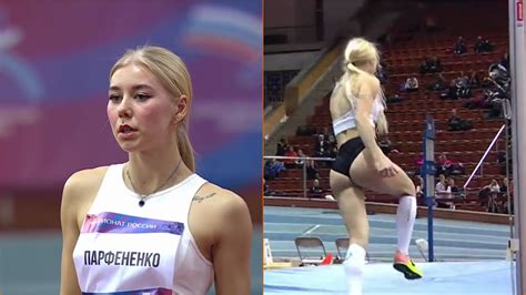 Russian Beauty Polina Parfenenko Russian High Jump Championship