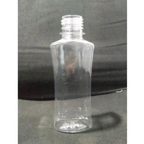 PET Transparent Plastic Hair Oil Bottle Screw Cap Capacity 200 Ml At