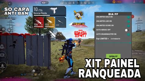 PARTIDA RANQUEADA COMPLETA XIT HS AIMBOT PURO PAINEL IOS ANDROID