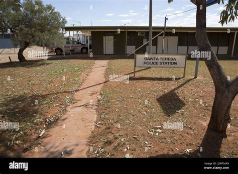 Police Station In The Santa Teresa Aboriginal Community 80 Kilometres