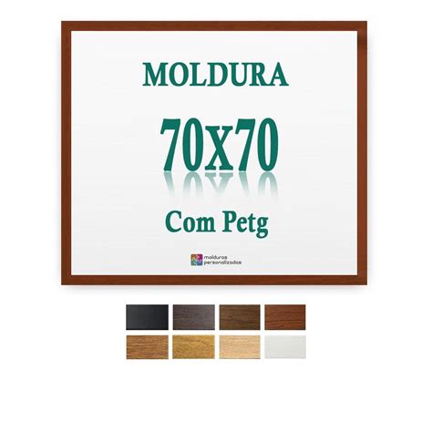 Moldura Ch O De Barro X Cm Para Mapa Arte Poster Petg Em Promo O