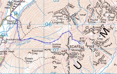 Scafell Pike Walking Routes