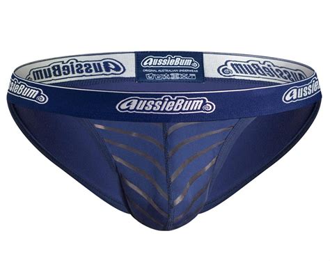 AussieBum Slink Sin Navy Bikini Green Underwear
