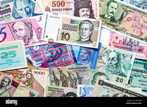 World Banknotes Collage And Background Stock Photo Alamy