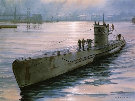 Немецкая Подводная Лодка Рисунок - 67 фото