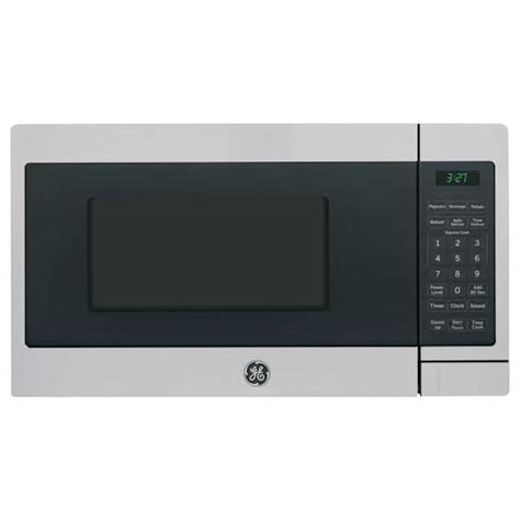 Ge 07 Cu Ft Spacemaker Countertop Microwave Oven In Stainless Steel