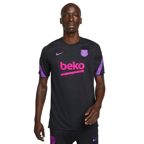 Nike Fc Barcelona Strike Trainingsshirt Zwart Roze Blauw