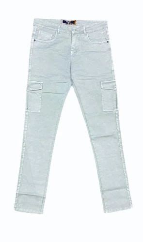 Men Off White Cotton Cargo Pant Loose Fit At Rs Piece In New Delhi