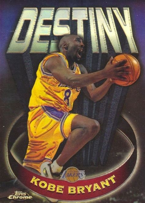 Kobe Bryant 1997 Topps Chrome D5 Destiny Refractor Price Guide