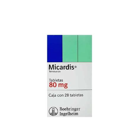 Micardis Telmisartan 80mg X 28 Comrpimidos BOEHRINGER INGELHEIM