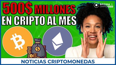 🚨 Noticias Criptomonedas Hoy 💰 500m En Cripto Al Mes 📊 Etf Bitcoin 💹