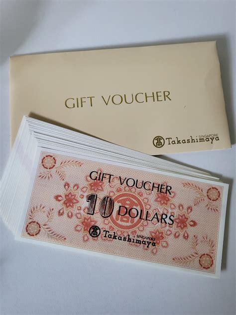 Takashimaya Vouchers Worth Tickets Vouchers Vouchers On Carousell