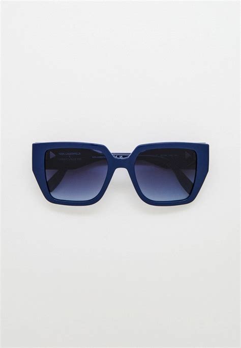 Очки солнцезащитные Karl Lagerfeld KL6098S 400, цвет: синий ...