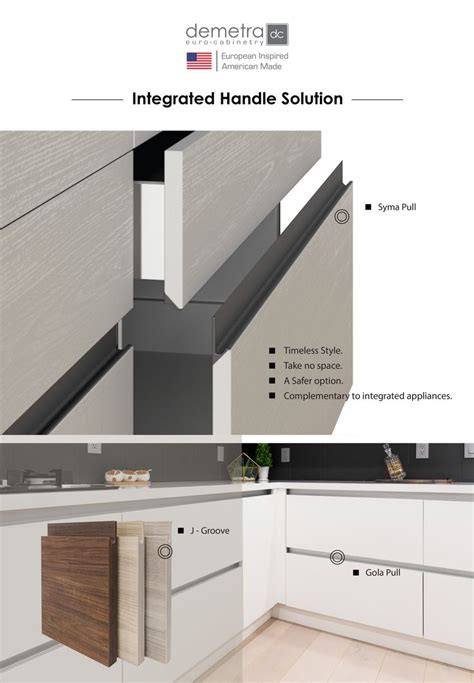 Integrated Handle Solution Finger Pull Handles Integrated Handles